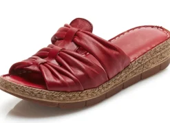Andrea Conti Schlauchriemchen-Pantolette aus Nappaleder