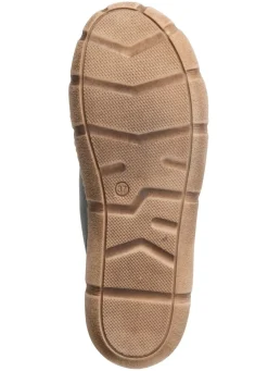 Andrea Conti Schnür-Bootie mit Schaftrand aus kariertem Textil