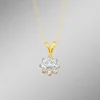 Anhänger mit Brillant und Diamanten