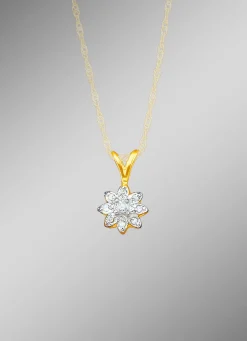Anhänger mit Brillant und Diamanten