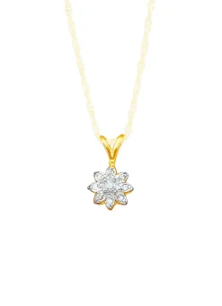 Anhänger mit Brillant und Diamanten