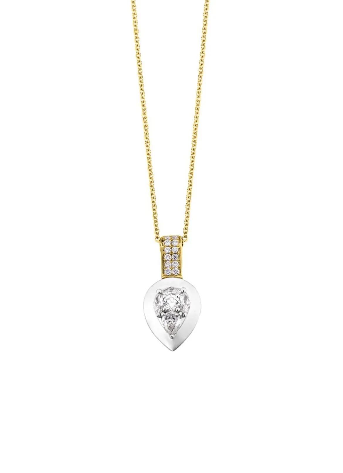 Anhänger mit Brillanten und Diamanten