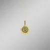 Anhänger mit Brillanten und Baguette-Diamanten