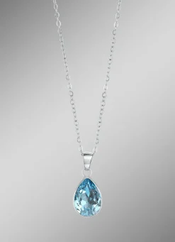Anhänger mit Swarovski®-Kristall und Ankerkette