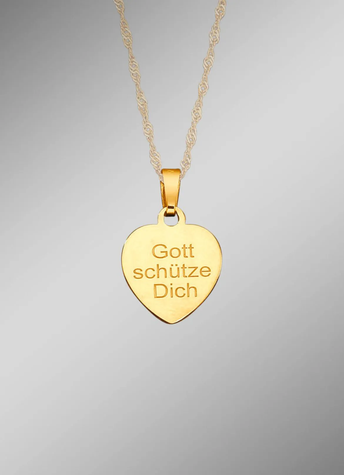 Anhänger Schutzengel mit Diamantschnitt