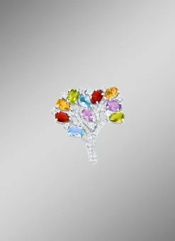 Anstecknadel mit Edelsteine