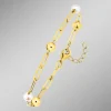 Armband aus Gold mit Süßwasser-Zuchtperlen