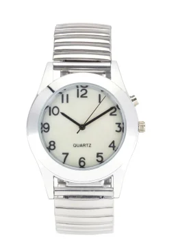 Armbanduhr mit Stretcharmband
