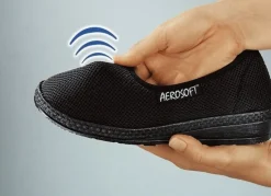Atmungsaktiver Klima-Klettschuh mit Filzschalensohle