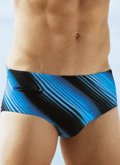 Badehose in Slipform mit Reißverschlusstasche