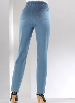Bauchweg-Jeans in Schlupfform