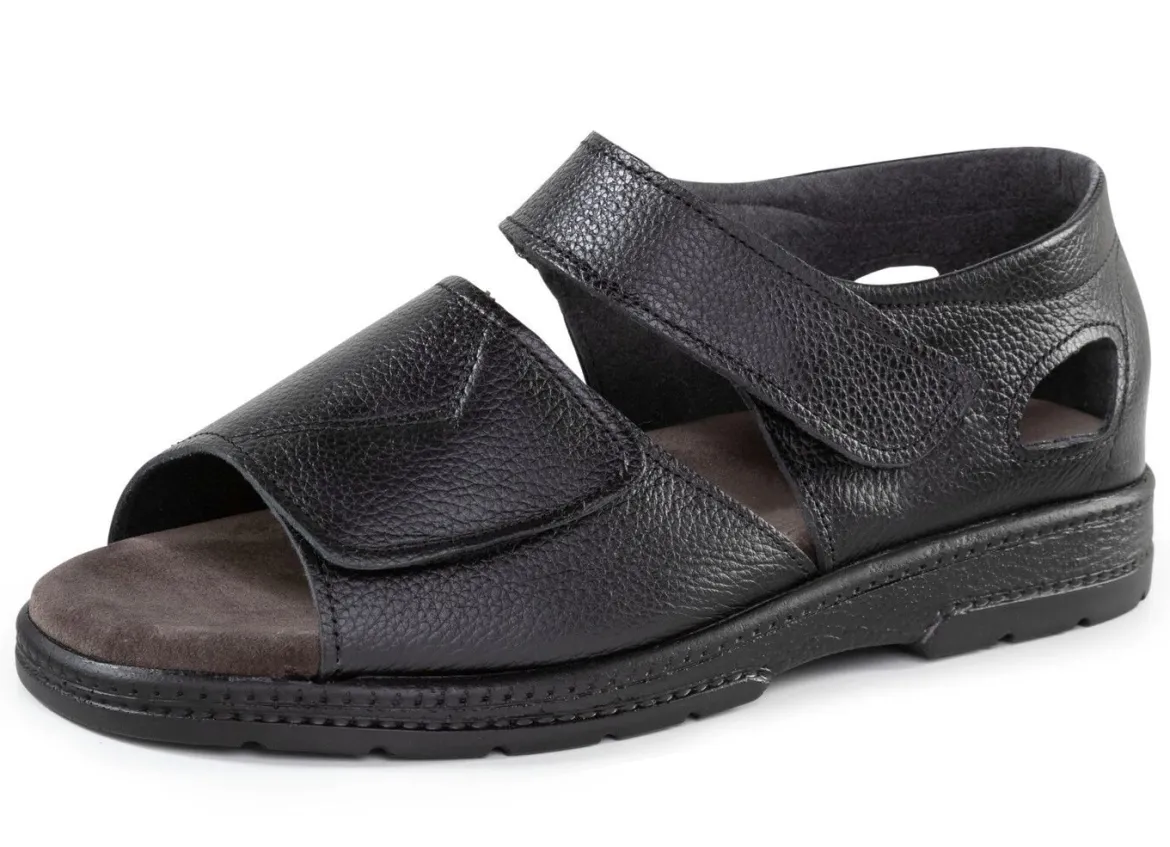 Bequeme Herren-Sandalen, Weite K, mit anatomisch geformtem Fußbett