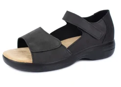Bequeme Sandalette Weite H mit Klettverschluss