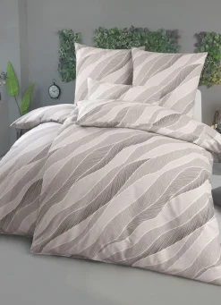 Bettwäsche-Garnitur in Flanell-Qualität