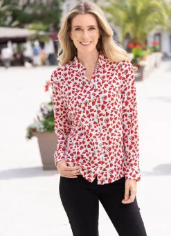 Bluse mit Herzchen