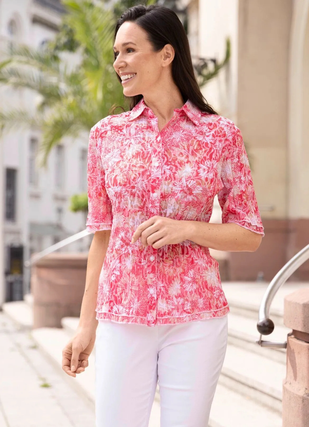 Bluse mit Kragen
