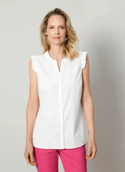 Bluse mit Rüschen