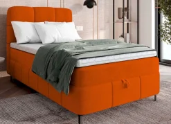 Boxspringbett mit Bettkasten und Topper