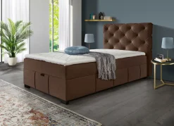 Boxspringbett mit Kaltschaumtopper