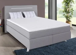 Boxspringbett mit LED-Beleuchtung