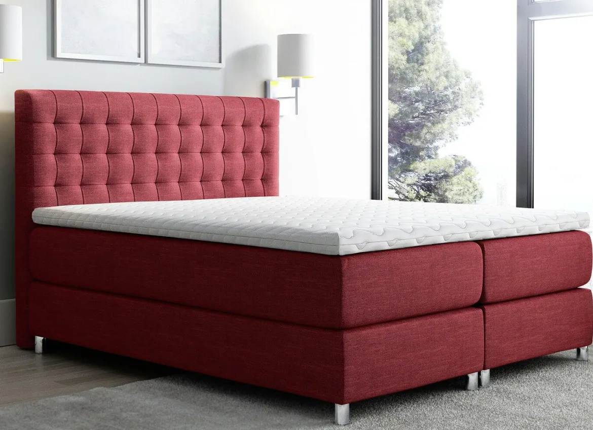 Boxspringbett mit Topper