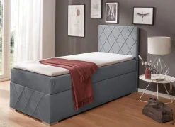 Boxspringbett mit Topper und Bettkasten