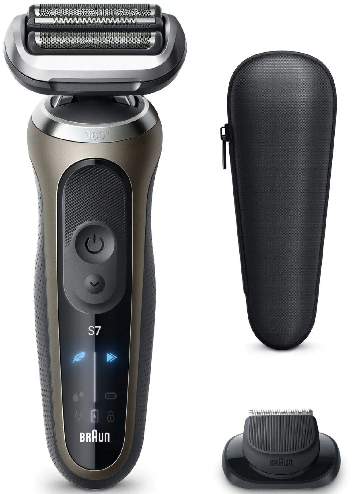 Braun Akku-/Netz-Rasierer 72-C1200s