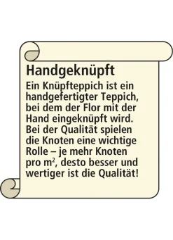 Brücke und Teppiche aus 100% Schurwolle