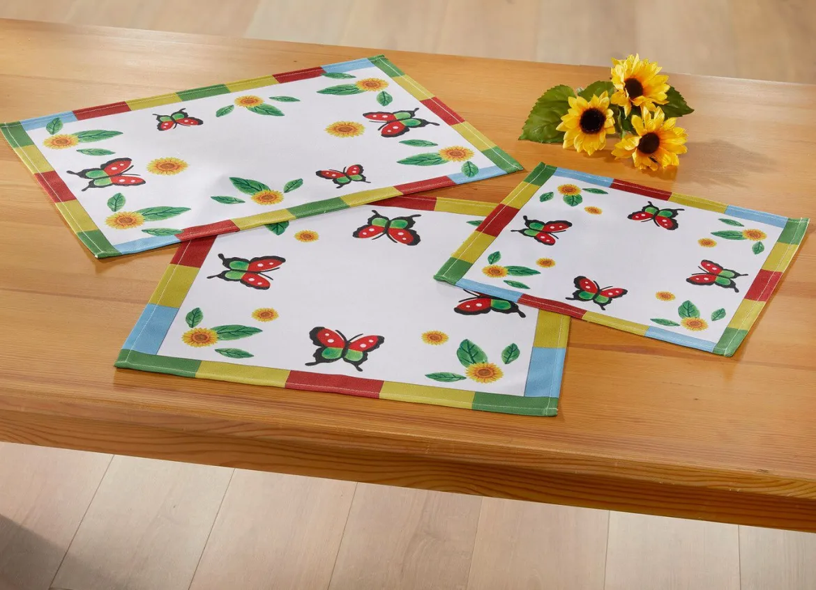 Bunte Tisch- und Raumdekoration
