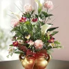 Calla-Gesteck im Topf