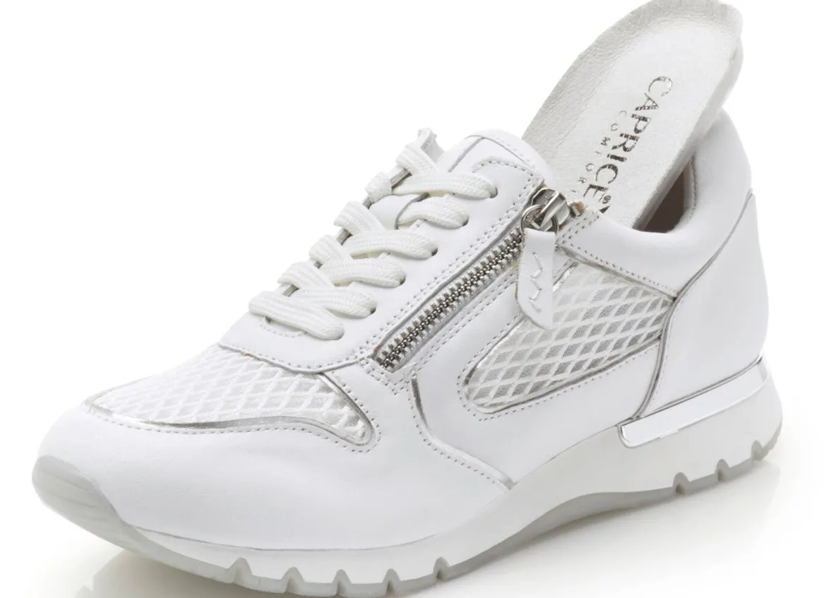 Caprice, schicke Damen-Sneaker, Weite H, mit herausnehmbarem Fußbett