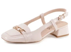 Caprice Sling-Pumps mit Metallschmuck