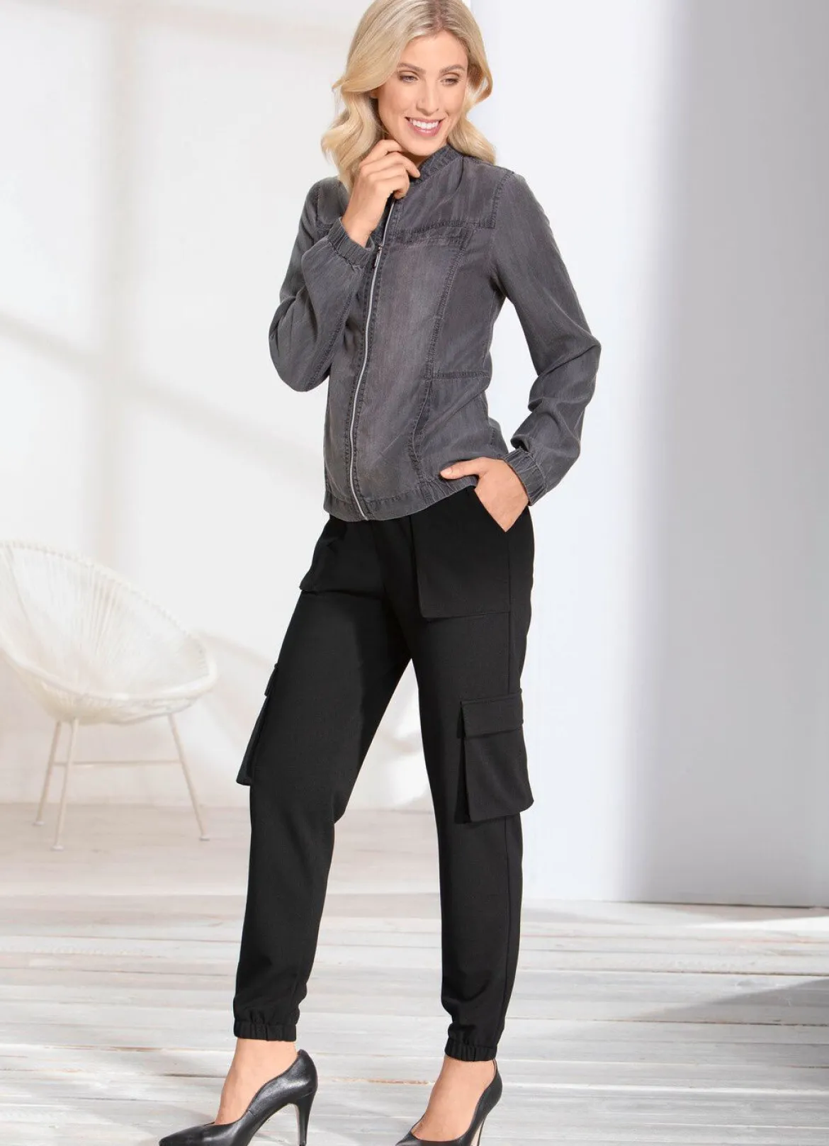 Cargohose im Joggpant-Style