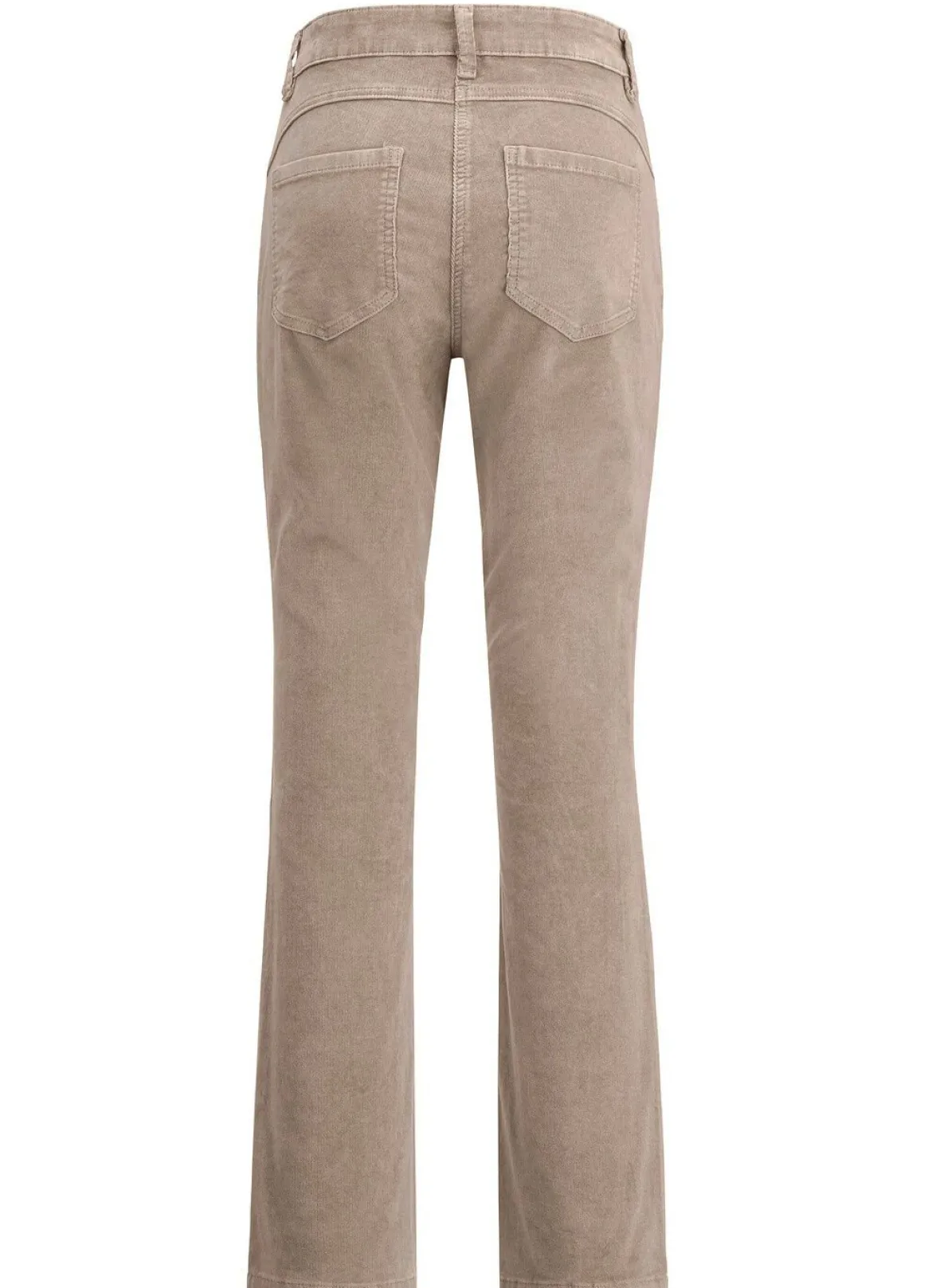 Cordhose in trendiger Bootcut-Form