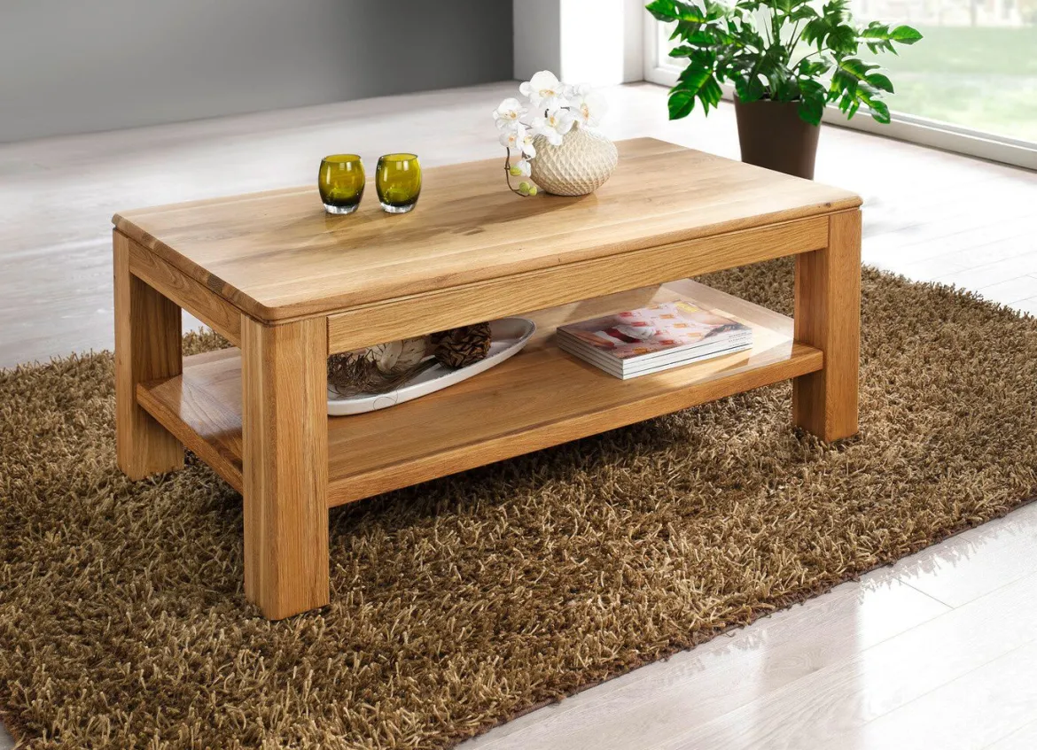 Couchtisch aus Massivholz