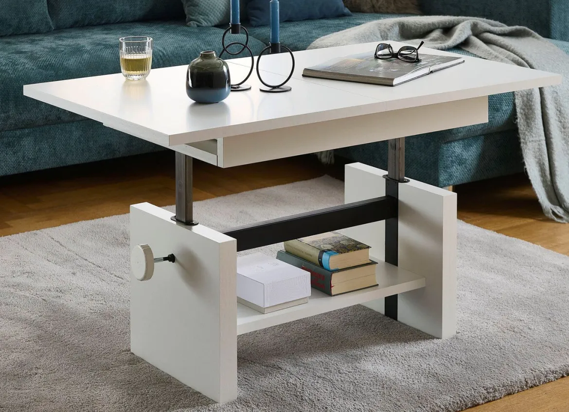 Couchtisch mit Lift-Mechanik