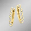 Creolen mit Diamanten