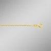 Diamantierte Ankerkette aus Gold