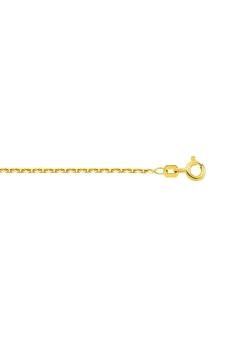 Diamantierte Ankerkette aus Gold
