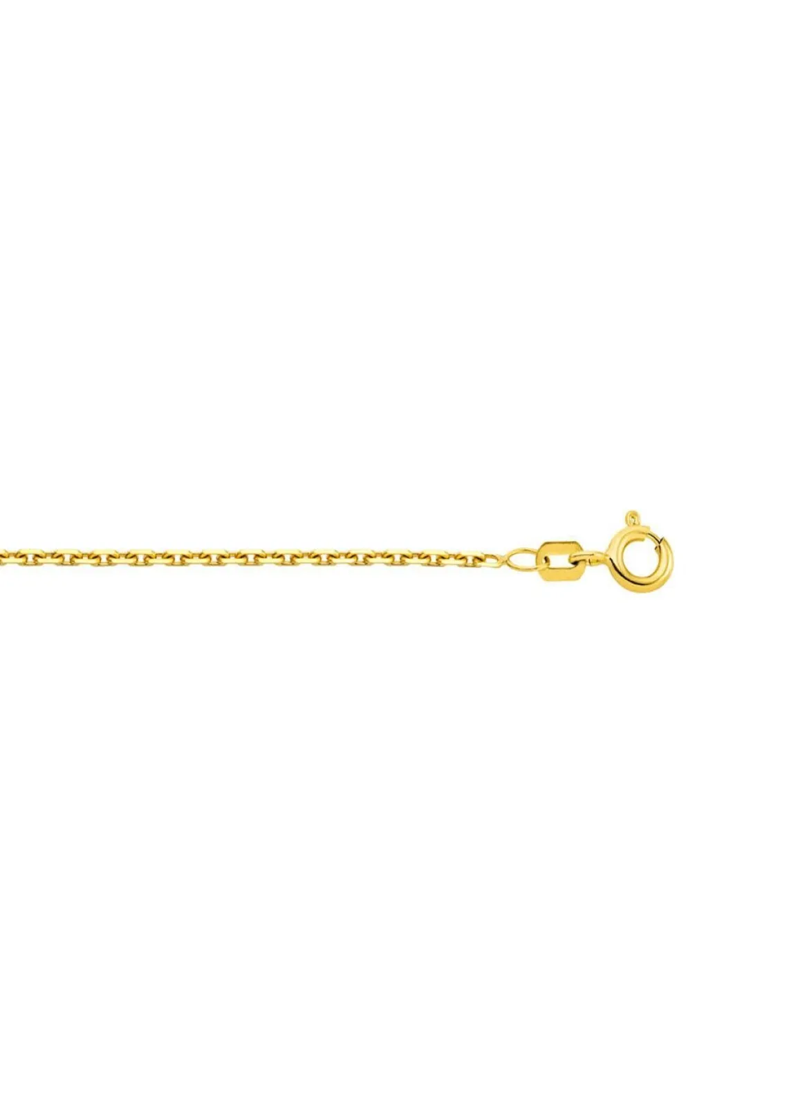 Diamantierte Ankerkette aus Gold