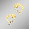 Diamantierte Ohrstecker mit 18 Brillanten