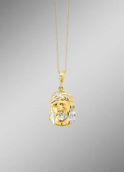 Diamantierter Anhänger in Bicolor
