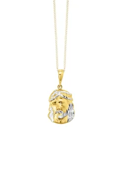 Diamantierter Anhänger in Bicolor