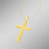 Diamantierter Kreuz-Anhänger