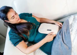Die innovative kabellose elektrische Wärmflasche