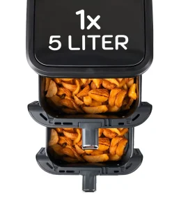 Digitale Doppelkammer-Heißluftfritteuse