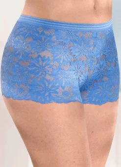 Dreierpack Pants aus elastischer Spitze