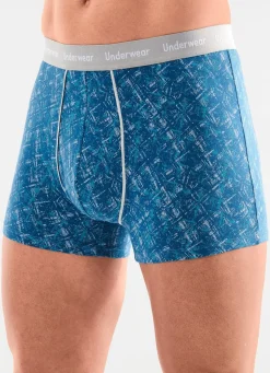 Dreierpack Pants mit Alloverdruck