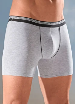 Dreierpack Pants mit Elastikbund und Zierpaspseln