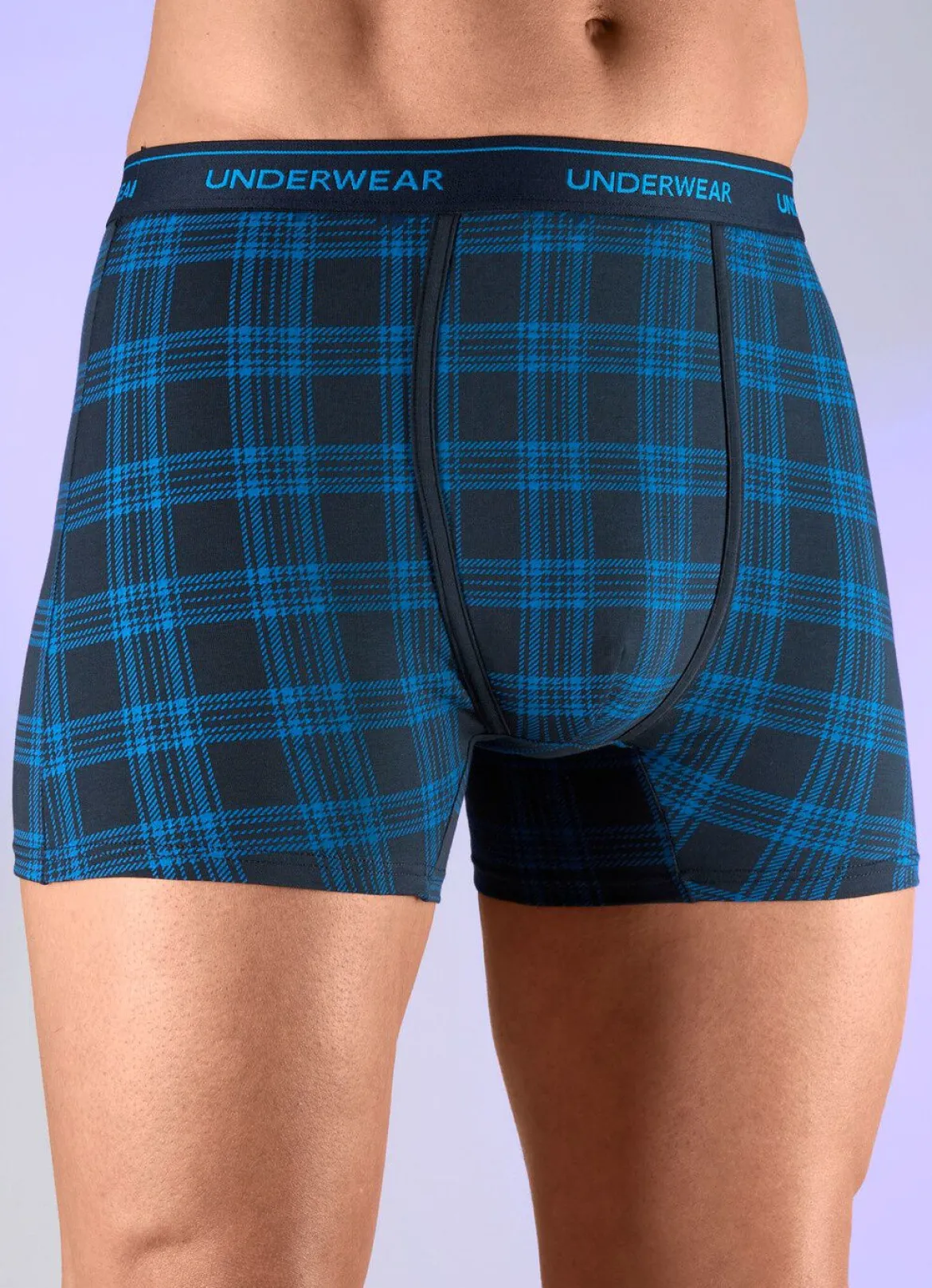 Dreierpack Pants mit Karodessin